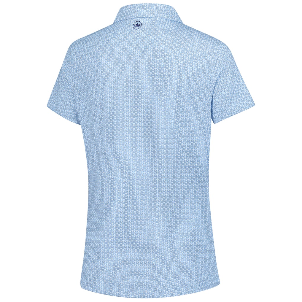  Arnold Palmer Invitational Peter Millar Women's Mar-Tee-Ni Break Polo - Light Blue